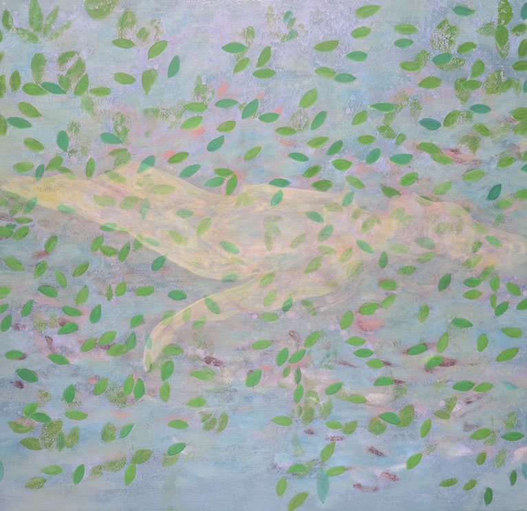 Marita Kusch : die Frau im Wasser, Eitempera Auf Leinwand, 2015