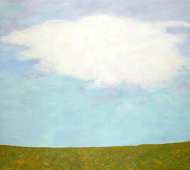Marita Kusch : die Wolke, Eitempera Auf Leinwand, 2015